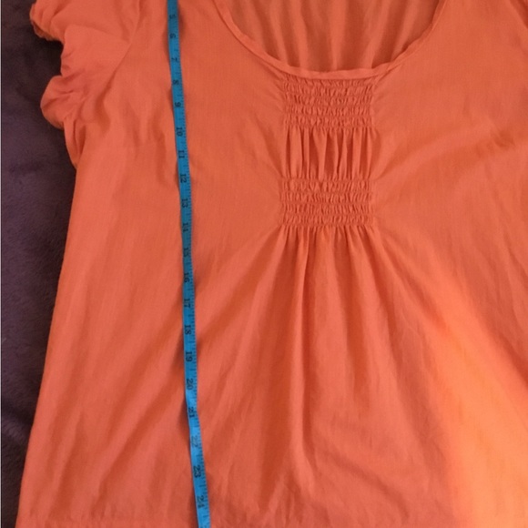 Calvin Kline Jeans Peach Short Sleeve Top- Size-XL - Picture 15 of 16